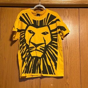 Disney Yellow and Black Lion Graphic T-Shirt
